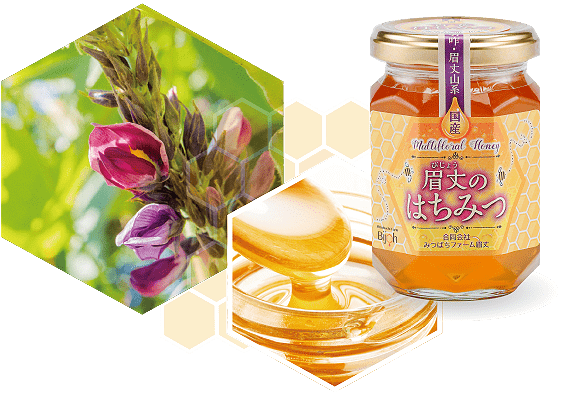 国産天然はちみつ　羽咋・眉丈山系 百花蜜
